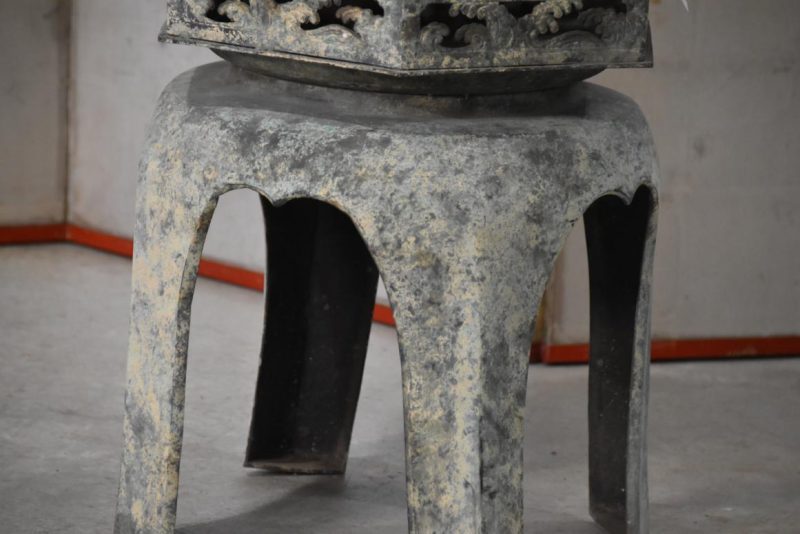 Japanese Bronze Snow Lantern Width:630mm - Image 6