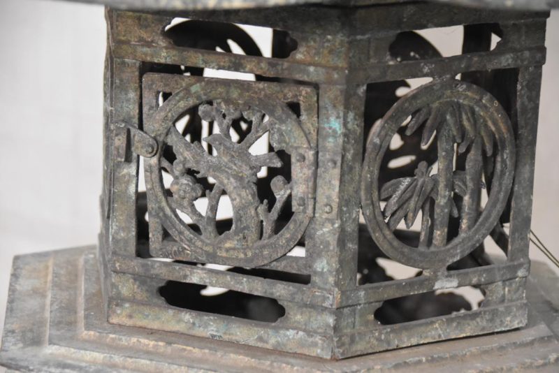 Japanese Bronze Snow Lantern Width:630mm - Image 4