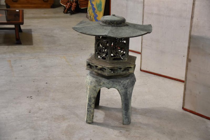 Japanese Bronze Snow Lantern Width:630mm - Image 7