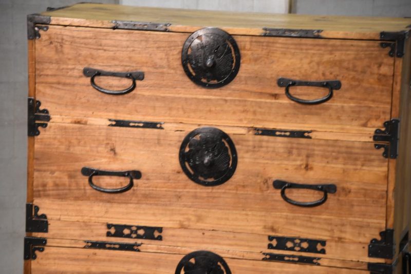 Antique Butterfly Lock Plate Clothing Chest Width:910mm - Image 14