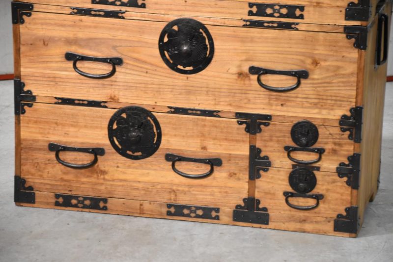 Antique Butterfly Lock Plate Clothing Chest Width:910mm - Image 13
