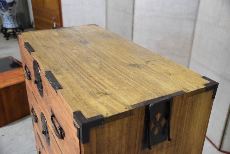 Antique Butterfly Lock Plate Clothing Chest Width:910mm - Image 10