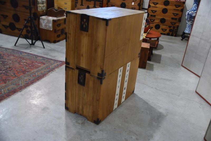 Antique Butterfly Lock Plate Clothing Chest Width:910mm - Image 6