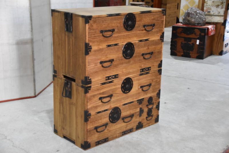 Antique Butterfly Lock Plate Clothing Chest Width:910mm - Image 5