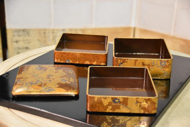 Japanese Edo Period Lacquered Stacking Box Width:160mm - Image 9