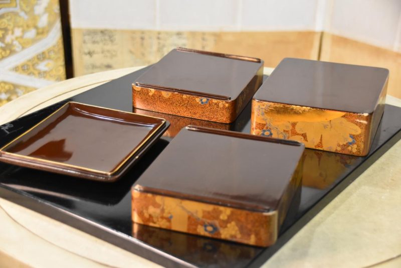 Japanese Edo Period Lacquered Stacking Box Width:160mm - Image 8