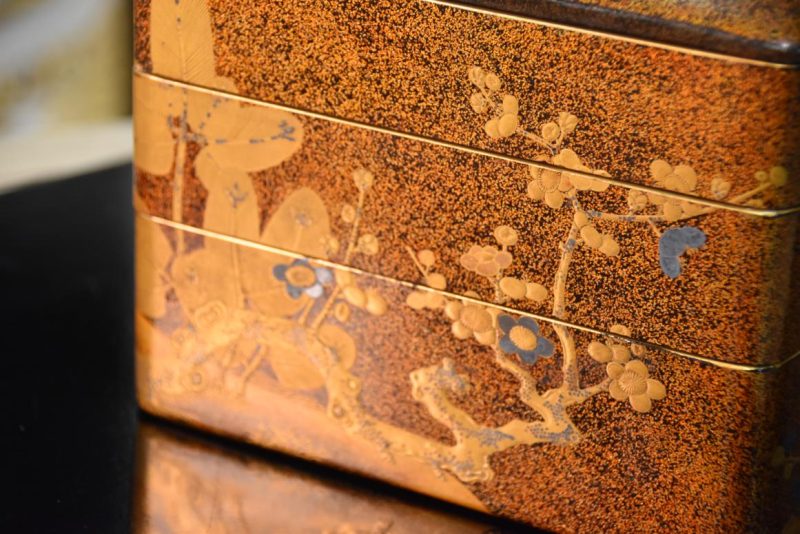 Japanese Edo Period Lacquered Stacking Box Width:160mm - Image 6