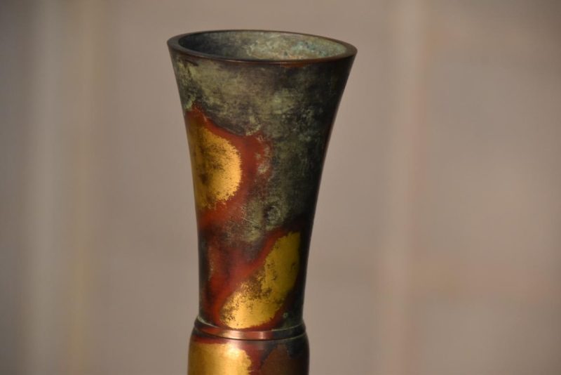 Rokuzo Bronze Vase - Image 10