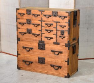 Antique Japanese Clothing Chest Width:980mm