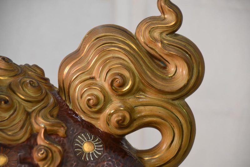 Kutani Pottery Shishi Width:330mm - Image 5