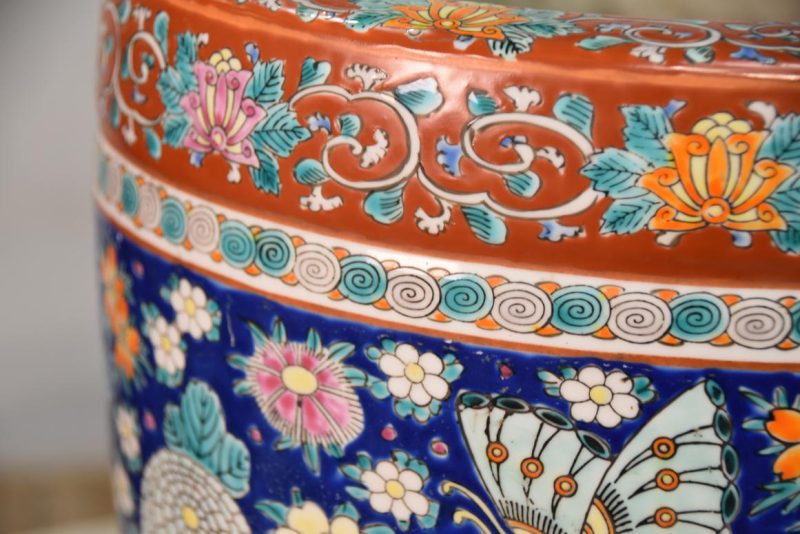Japanese Imari Hibachi Urn Width:270mm - Image 6