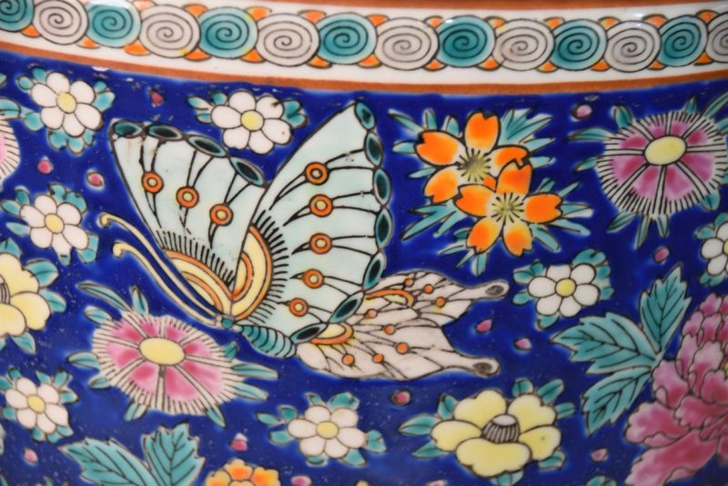 Japanese Imari Hibachi Urn Width:270mm - Image 5
