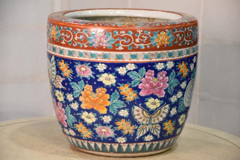 Japanese Imari Hibachi Urn Width:270mm - Image 4