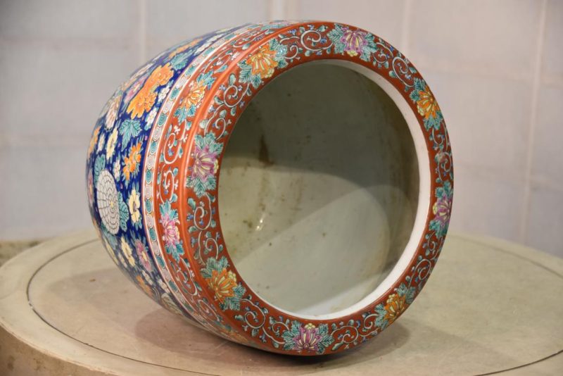Japanese Imari Hibachi Urn Width:270mm - Image 3