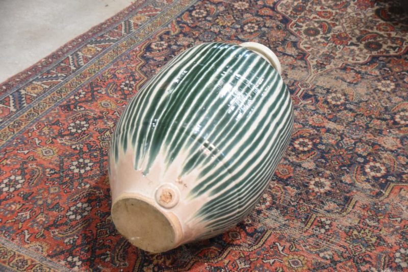 Shigaraki Tsubo Drip Glaze Urn Height:730mm - Image 2