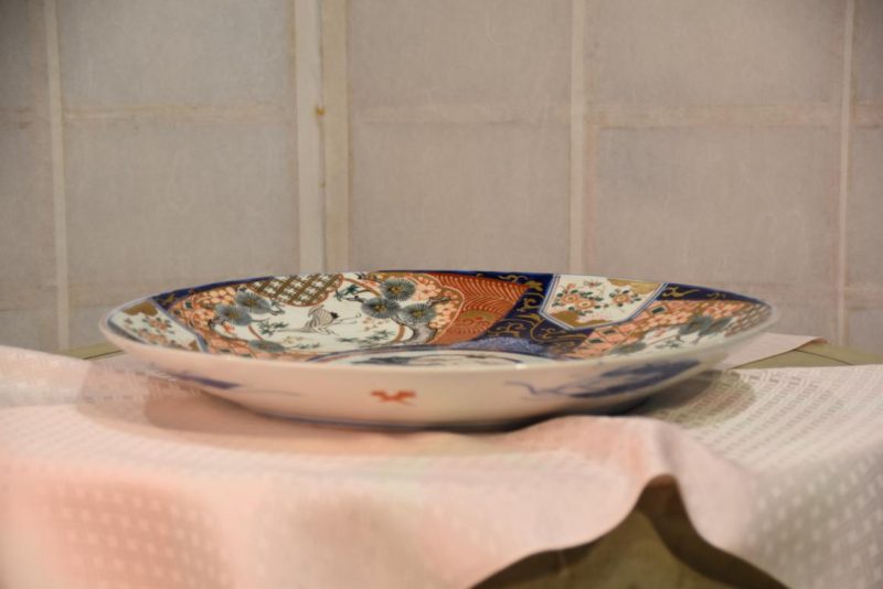 Japanese Coloured Imari Plate Width:400mm - Image 3