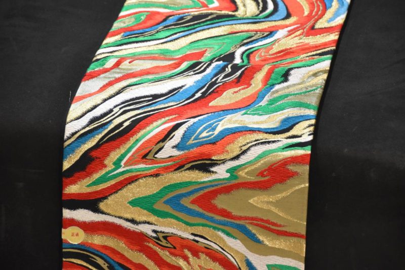 Japanese Fukuro Obi Sash Width:4000mm - Image 2