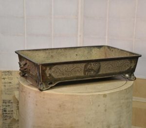 Japanese Art Nouveau Bronze Vase Width:645mm
