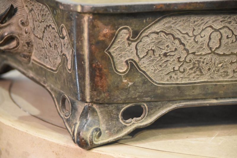 Japanese Art Nouveau Bronze Vase Width:645mm - Image 12