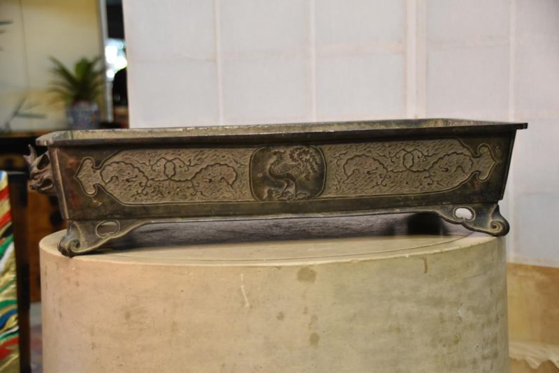 Japanese Art Nouveau Bronze Vase Width:645mm - Image 10