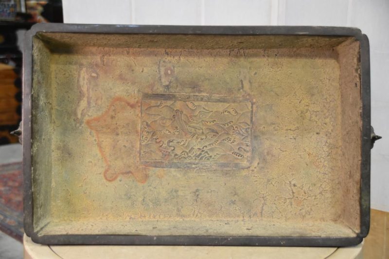 Japanese Art Nouveau Bronze Vase Width:645mm - Image 6