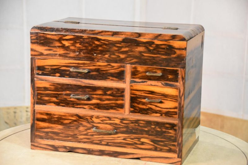 Persimmon Hari Bako Sewing Box Width:325mm - Image 2