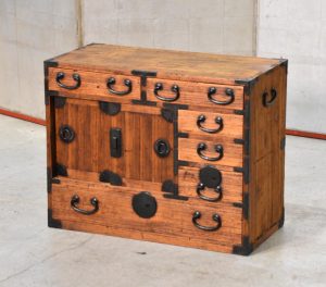 Antique Japanese Small Chest Width:600mm