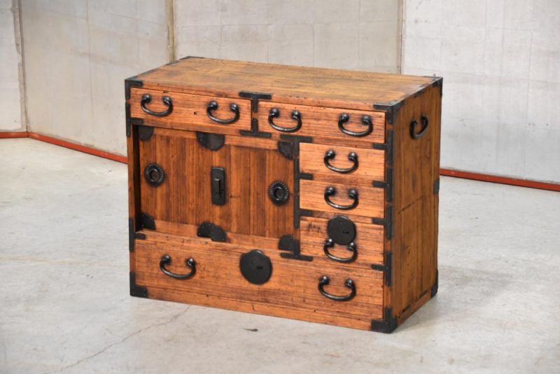 Antique Japanese Small Chest Width:600mm