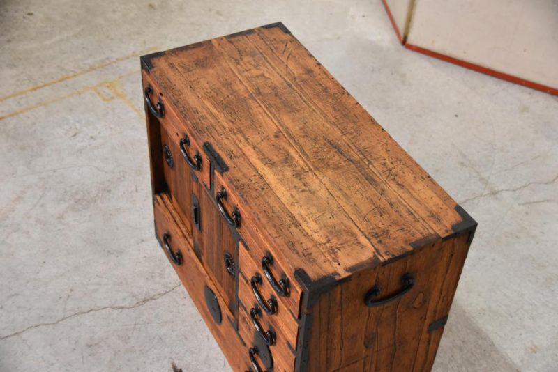 Antique Japanese Small Chest Width:600mm - Image 5