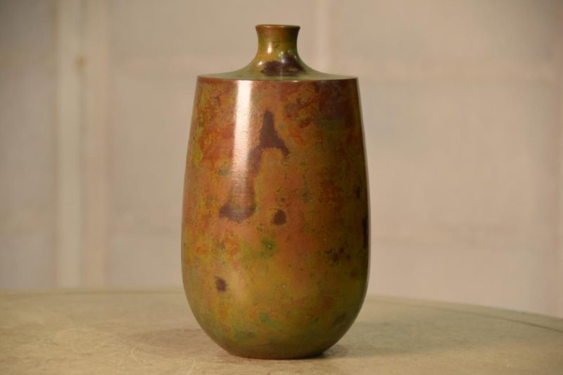 Murashido Bronze Vase Width:110mm