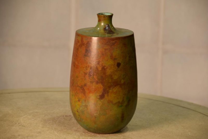 Murashido Bronze Vase Width:110mm - Image 9