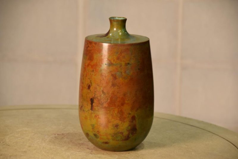 Murashido Bronze Vase Width:110mm - Image 8