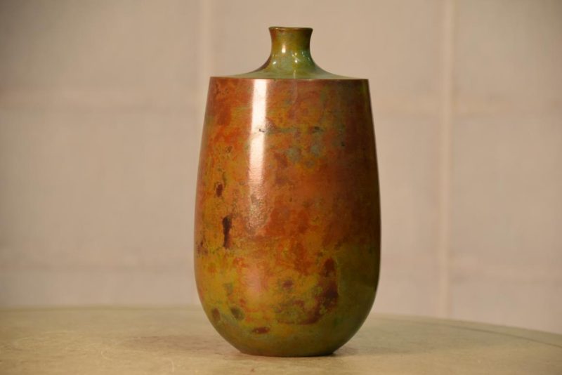 Murashido Bronze Vase Width:110mm - Image 7