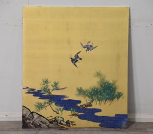 Gold Panel with Birds Width:925mm