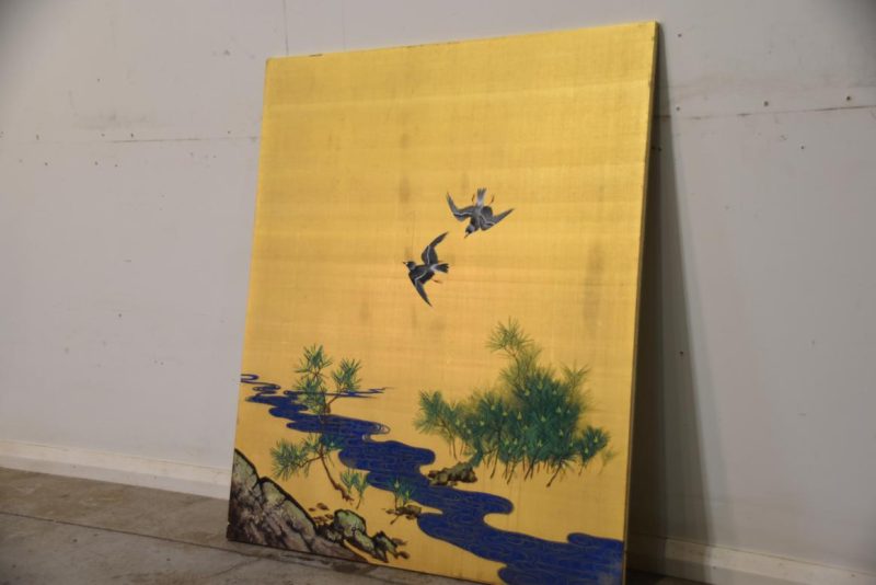 Gold Panel with Birds Width:925mm - Image 3
