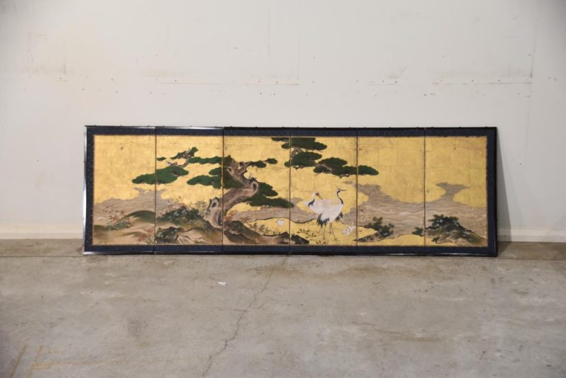 Edo Period Kano School Screen Width:2160mm