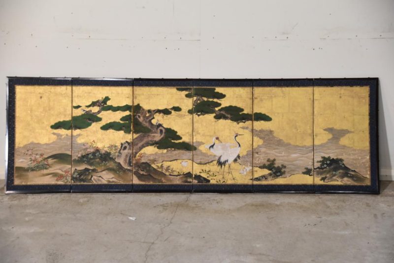 Edo Period Kano School Screen Width:2160mm - Image 2