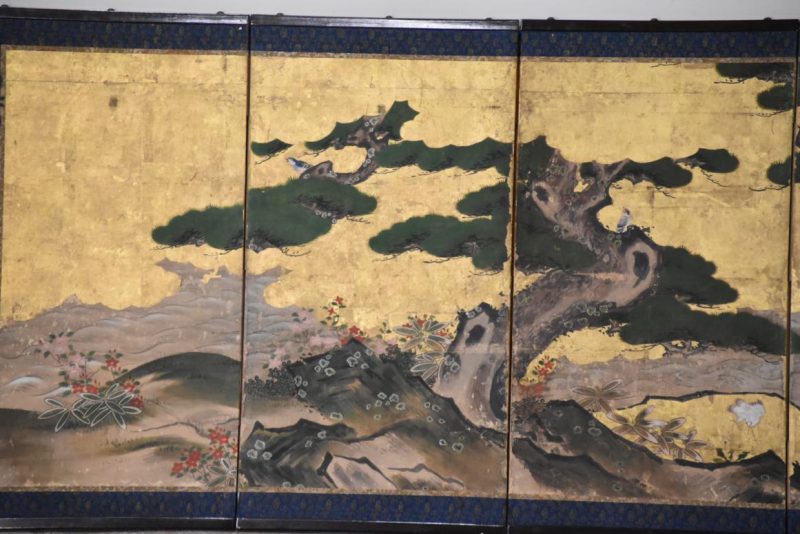 Edo Period Kano School Screen Width:2160mm - Image 9