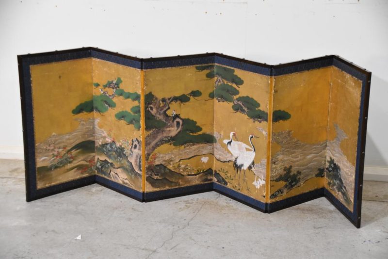 Edo Period Kano School Screen Width:2160mm - Image 3