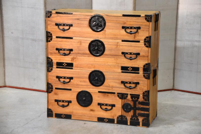 Antique Japanese Chest on Chest Width:1050mm - Image 2