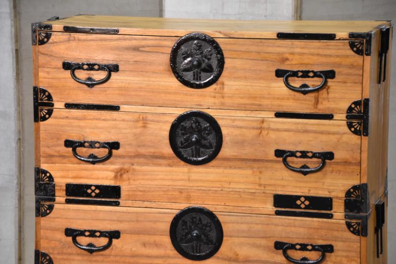 Antique Japanese Chest on Chest Width:1050mm - Image 15