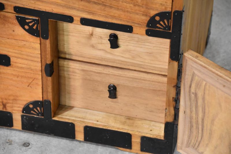 Antique Japanese Chest on Chest Width:1050mm - Image 7