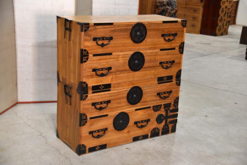 Antique Japanese Chest on Chest Width:1050mm - Image 4