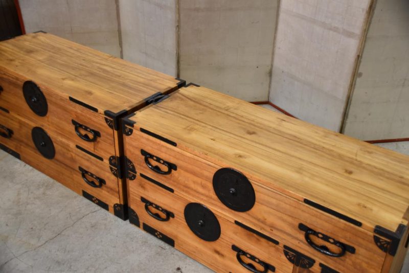 Antique Japanese Chest on Chest Width:1050mm - Image 16