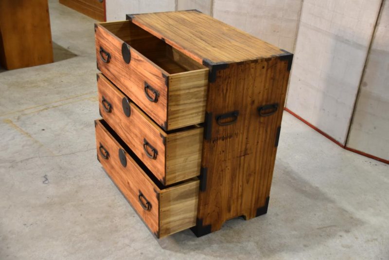 Small Antique Clothing Chest Width:770mm - Image 9