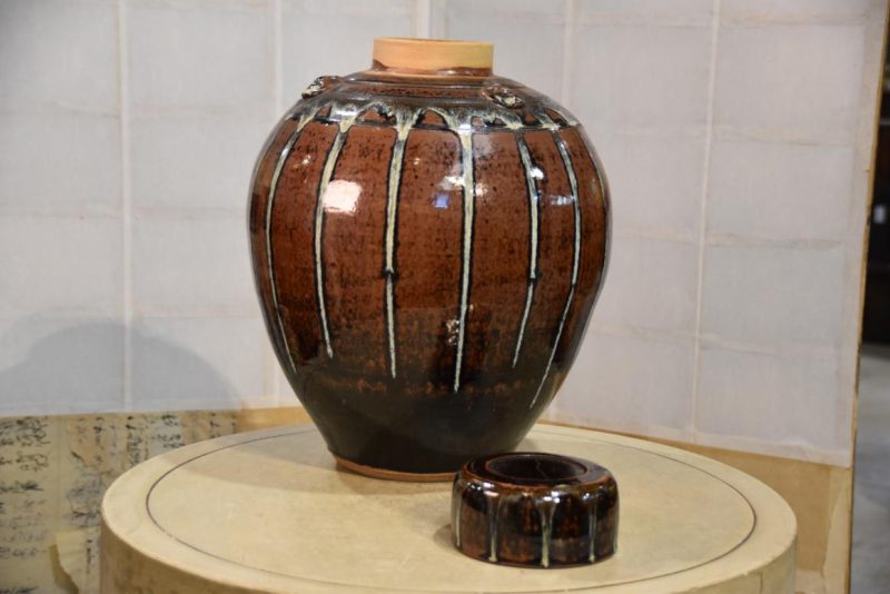 Mashiko Pottery Chatsubo for Dry Tea Width:340mm - Image 8