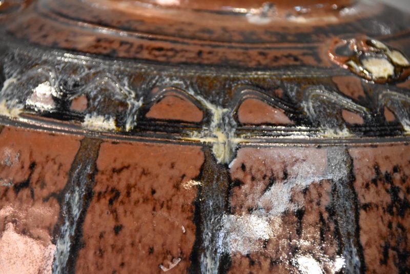 Mashiko Pottery Chatsubo for Dry Tea Width:340mm - Image 6