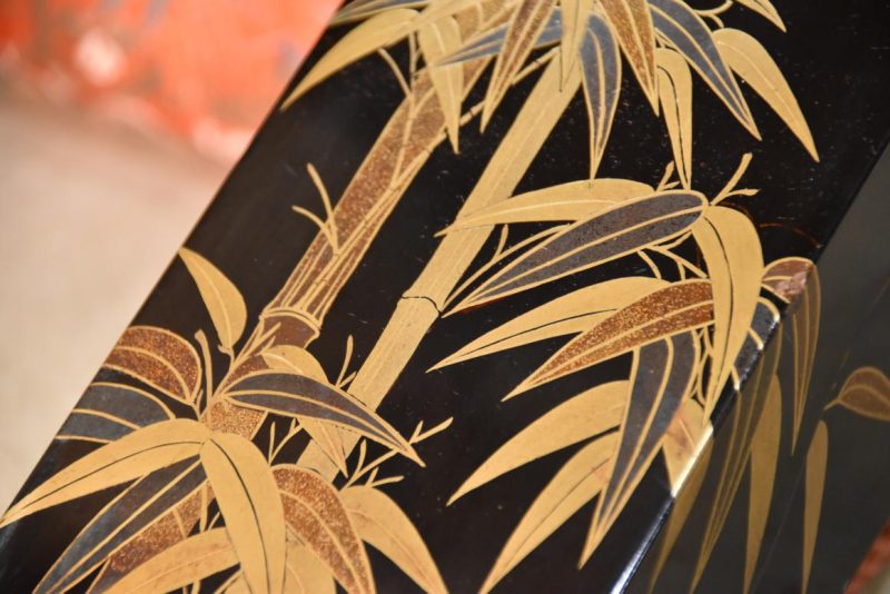 Japanese Maki-E Lacquer Box Width:245mm - Image 18