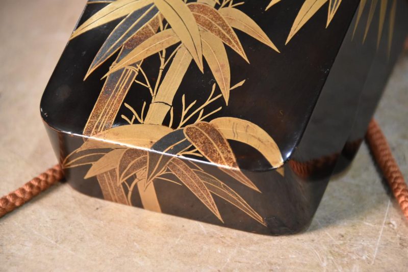 Japanese Maki-E Lacquer Box Width:245mm - Image 17