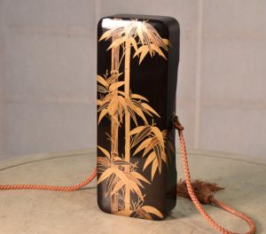 Japanese Maki-E Lacquer Box Width:245mm
